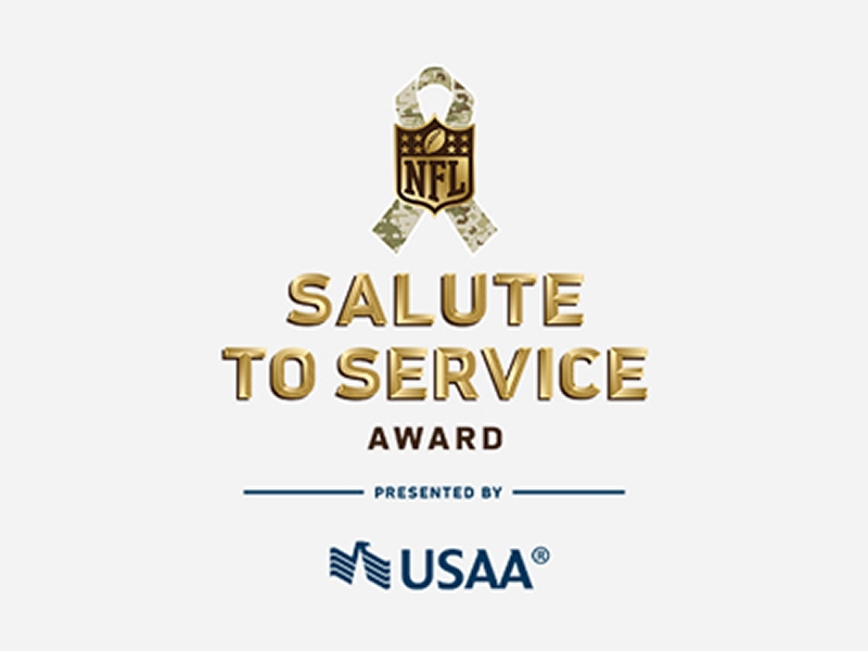 Salute to Service Award Presented by USAA logo